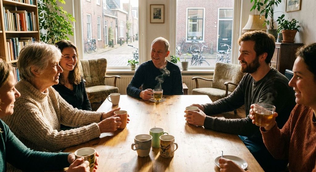 Koffieochtend in het ontmoetingshuis