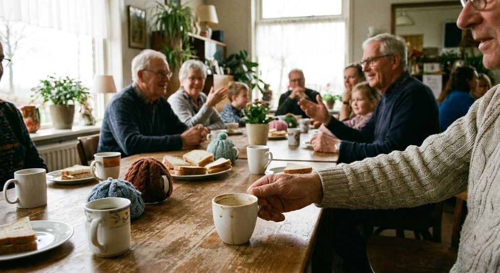 Koffieochtend in het ontmoetingshuis